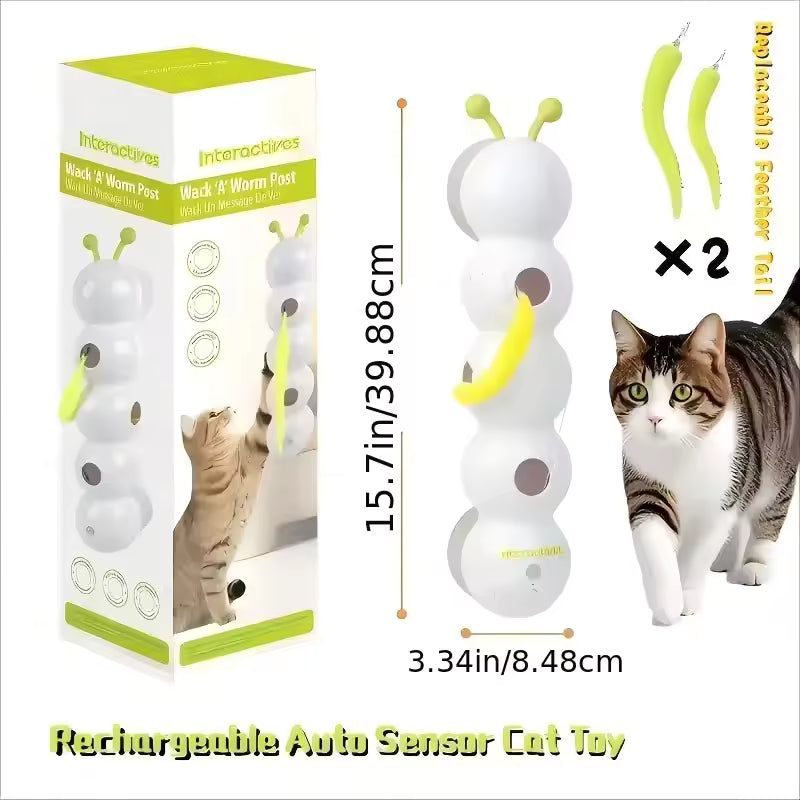 Automatic Sensor Cat Toy β USB Rechargeable Interactive Toy
