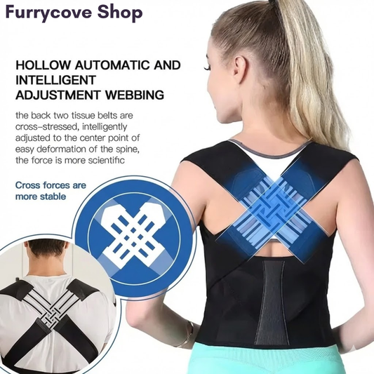 FurryCove™ Unisex Adjustable Back Posture Corrector