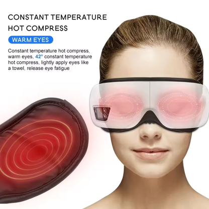 FurryCove™ Smart Heated Eye Massager with Bluetooth