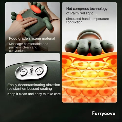 FurryCove™ Portable Heated Cervical Neck Massager