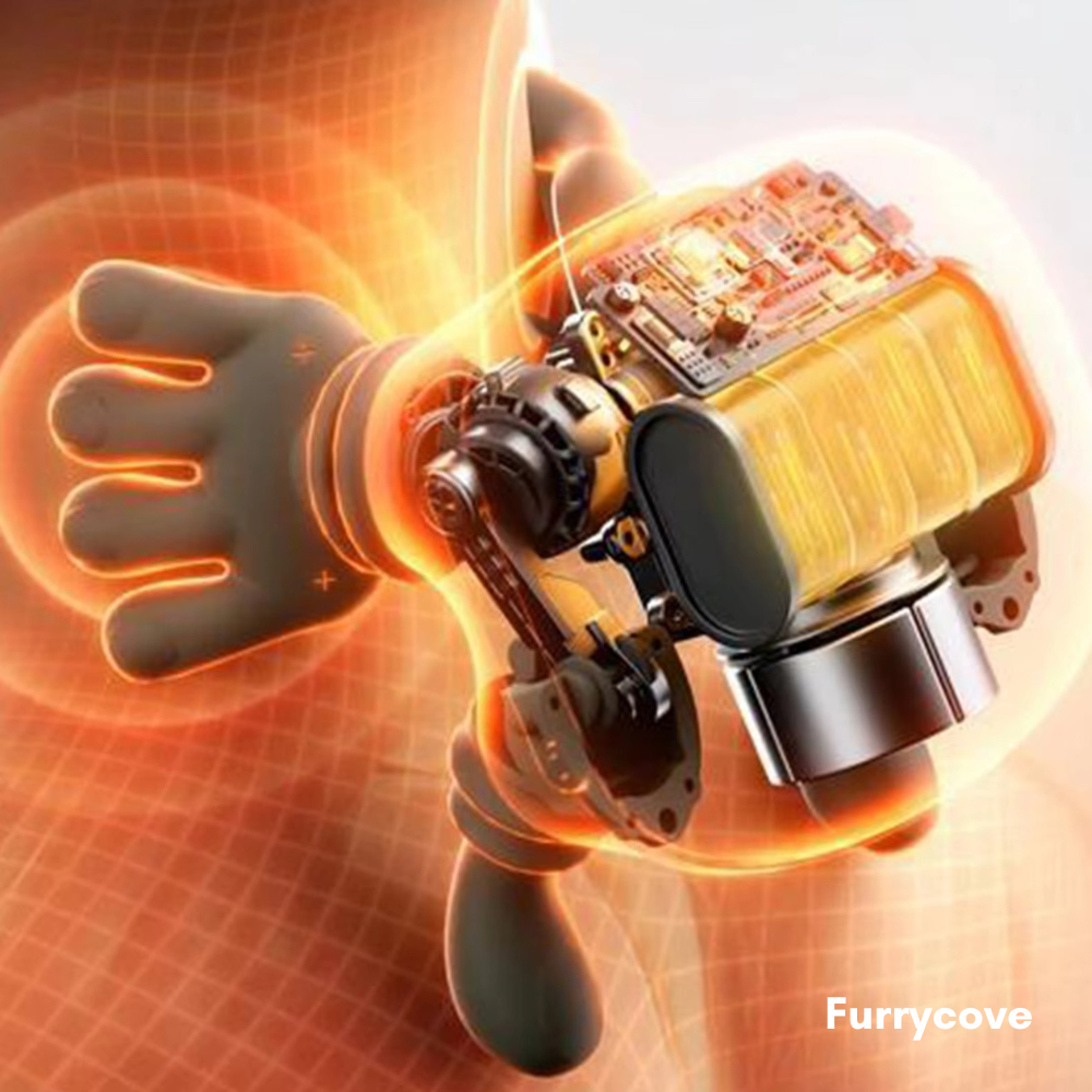 FurryCove™ Portable Heated Cervical Neck Massager