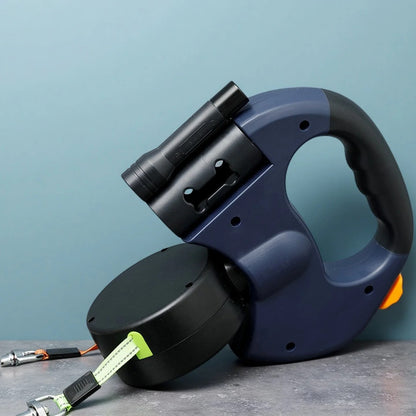 FurryCove™  Auto Retractable Double Dog Leash