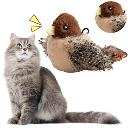 FurryCove™ Interactive Flapping Bird Cat Toy