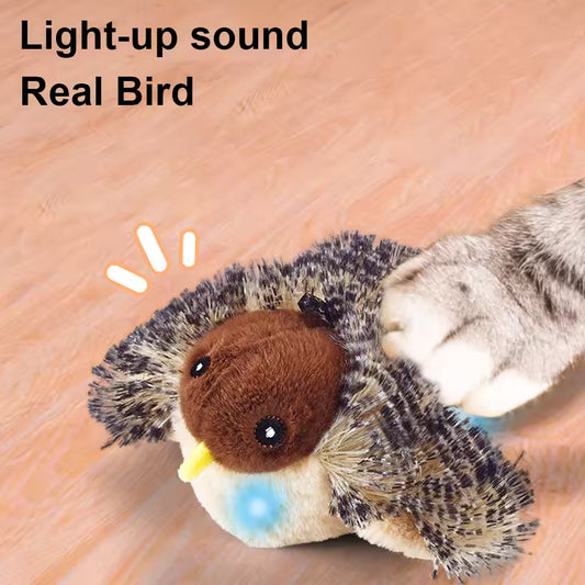 FurryCove™ Interactive Flapping Bird Cat Toy