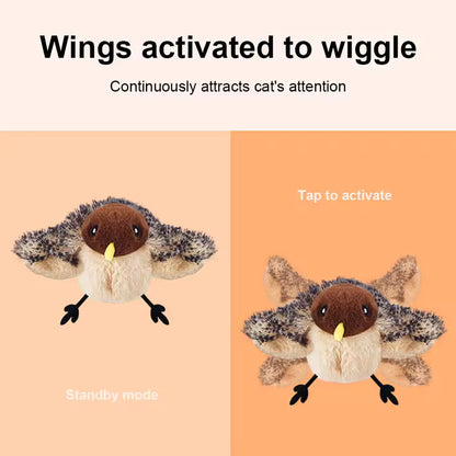 FurryCove™ Interactive Flapping Bird Cat Toy