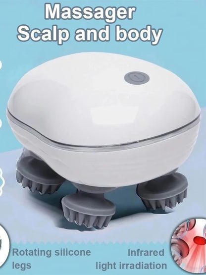 3D Electric Pet Head Massager – Rechargeable Relaxation Tool