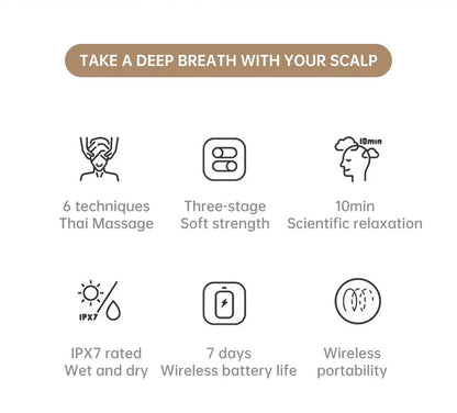 3D Electric Pet Head Massager – Rechargeable Relaxation Tool