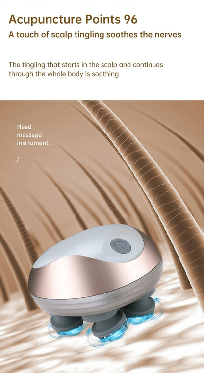 3D Electric Pet Head Massager – Rechargeable Relaxation Tool