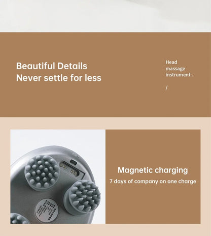 3D Electric Pet Head Massager – Rechargeable Relaxation Tool