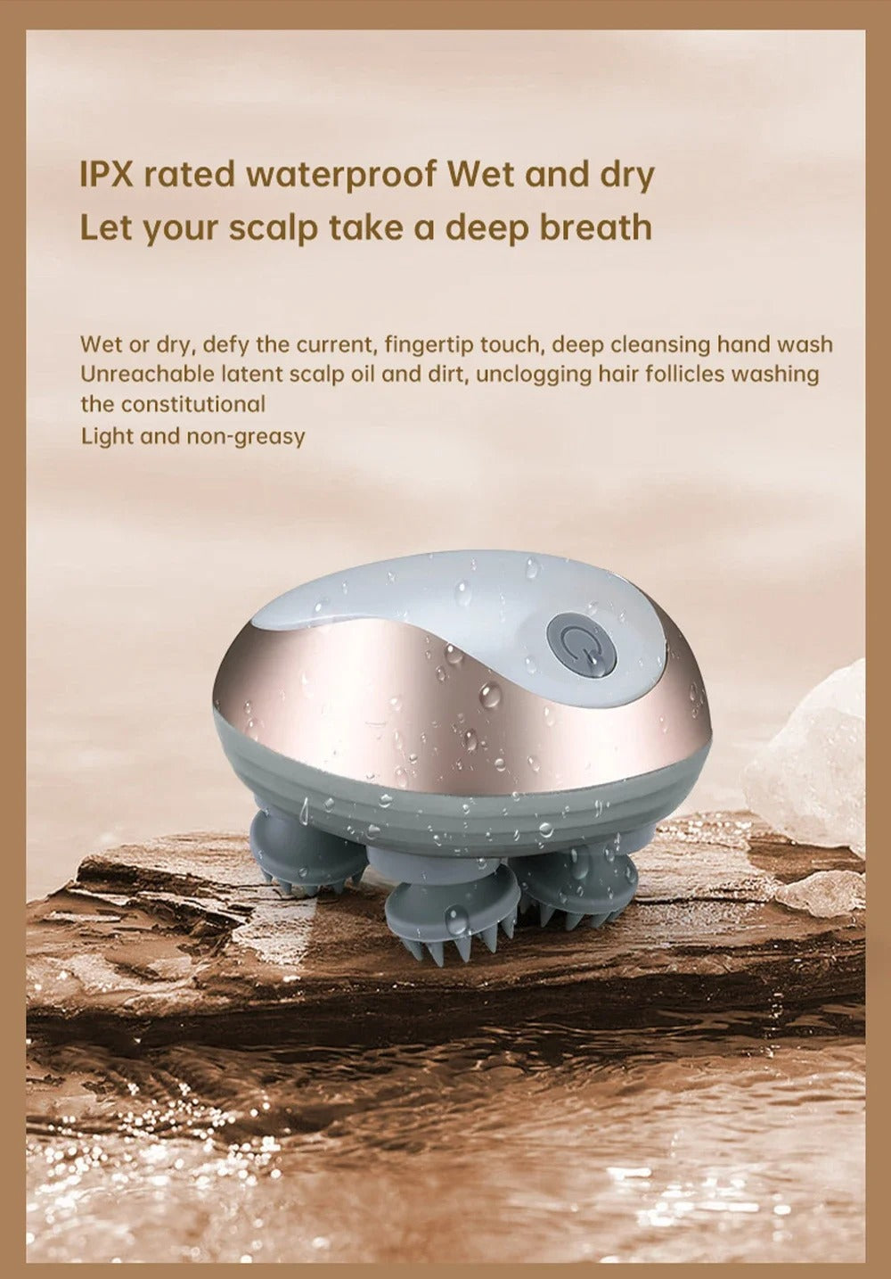 3D Electric Pet Head Massager – Rechargeable Relaxation Tool