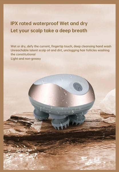 3D Electric Pet Head Massager – Rechargeable Relaxation Tool